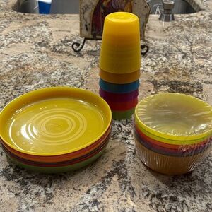 Vibrant Multicolor Dinnerware Set